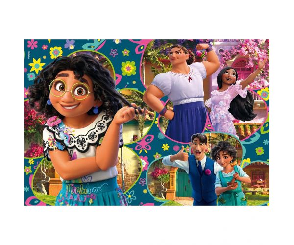 Disney Encanto 2 az 1-ben 108db-os puzzle és színező 50x35cm - Lisciani