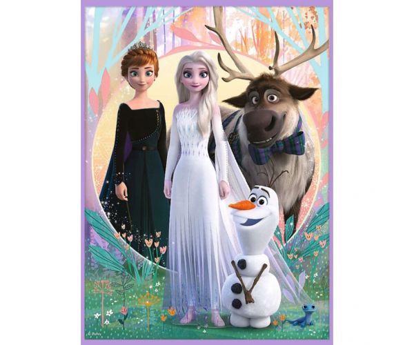 Disney: Jégvarázs 2.- Hercegnők a földjükön puzzle és memóriakártya 2 az 1-ben szett - Trefl
