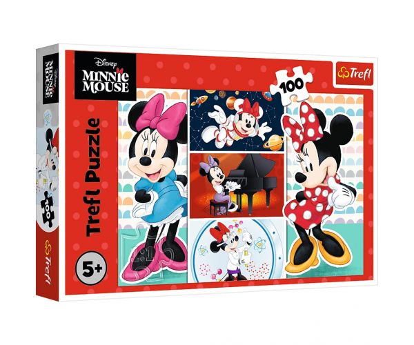 Disney: Minnie egér 100db-os puzzle - Trefl