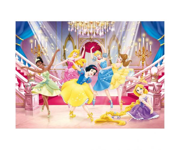 Disney Hercegnők 2 az 1-ben 250db-os puzzle és színező 50x35cm - Lisciani