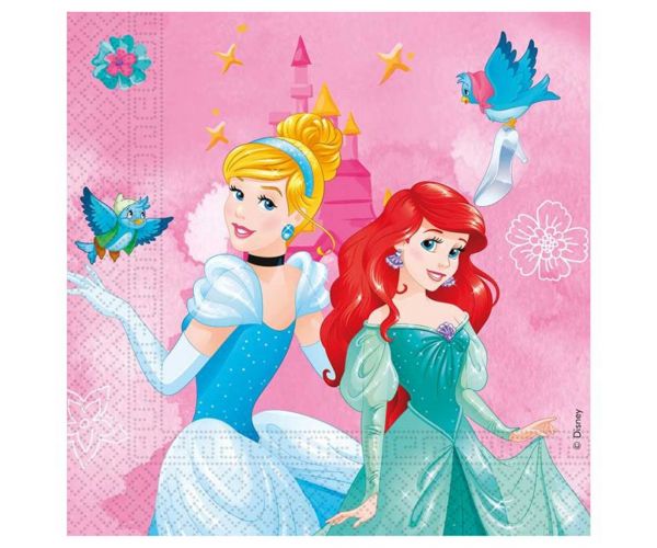 Disney Hercegnők 2 rétegű papírszalvéta 20db-os csomag