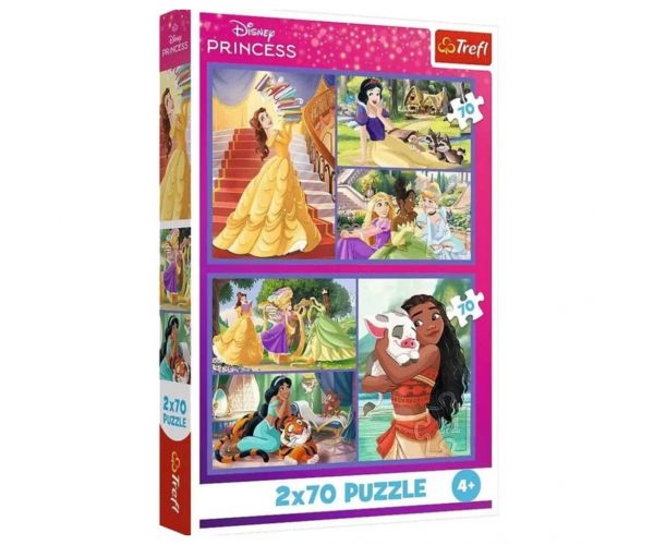 Disney Hercegnők 2x70db-ps puzzle - Trefl
