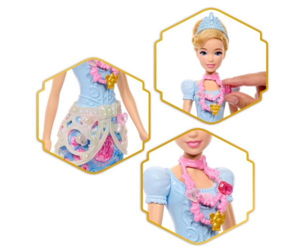 Disney Hercegnők: Csupaszív meglepetés baba - Hamupipőke - Mattel