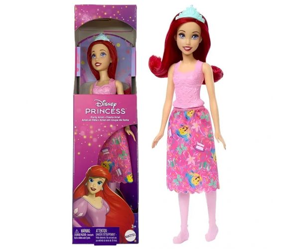 Disney Hercegnők: Party Ariel hercegnő baba – Mattel