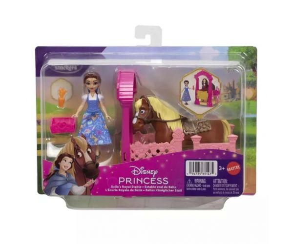 Disney Hercegnők: Mini Belle hercegnő királyi lovardája - Mattel