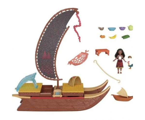 Disney Hercegnők: Vaiana 2 Mesés vitorlása játékszett - Mattel