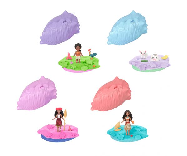 Disney Hercegnők: Vaiana mini meglepetés homokzátony figurával - Mattel