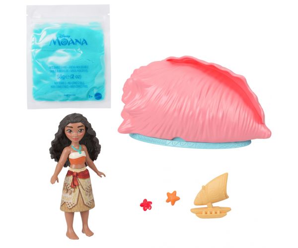 Disney Hercegnők: Vaiana mini meglepetés homokzátony figurával - Mattel
