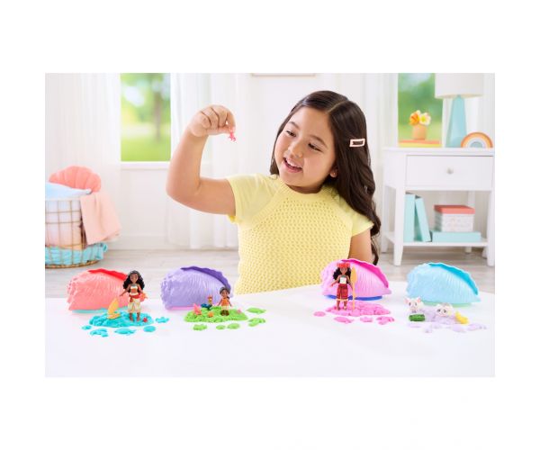 Disney Hercegnők: Vaiana mini meglepetés homokzátony figurával - Mattel