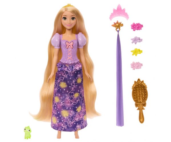 Disney Hercegnők Aranyhaj varázs baba kiegészítőkkel - Mattel
