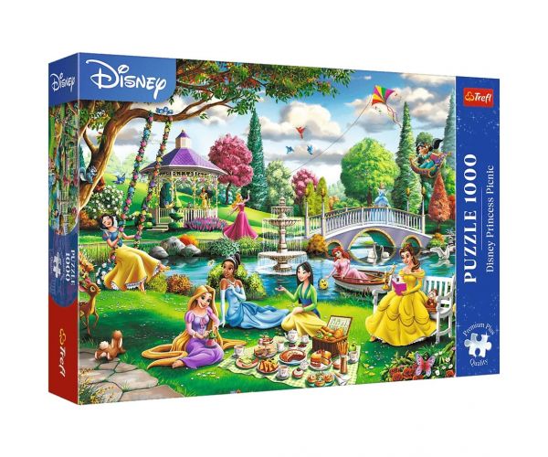 Disney Hercegnők tavaszi piknikje 1000db-os Prémium plus quality puzzle - Trefl