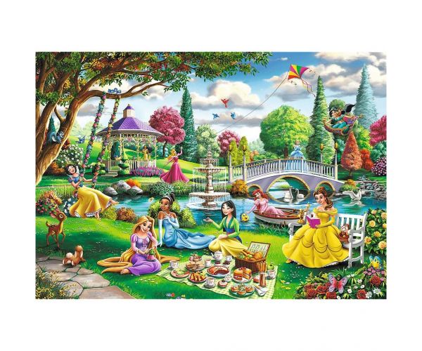 Disney Hercegnők tavaszi piknikje 1000db-os Prémium plus quality puzzle - Trefl