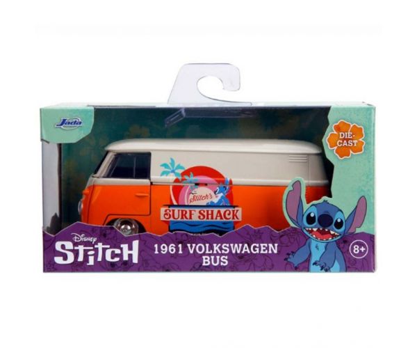 Disney Stitch – 1961 Volkswagen Busz 1:32 - Simba Toys