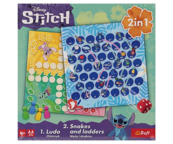 Disney: Stitch 2az1-ben társasjáték gyűjtemény - Trefl