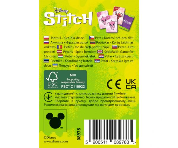 Disney: Stitch Fekete Péter kártyajáték - Trefl