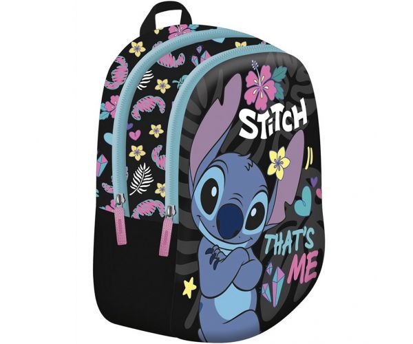 Disney Stitch That's Me fekete színű ovis hátizsák 29x22x9 cm