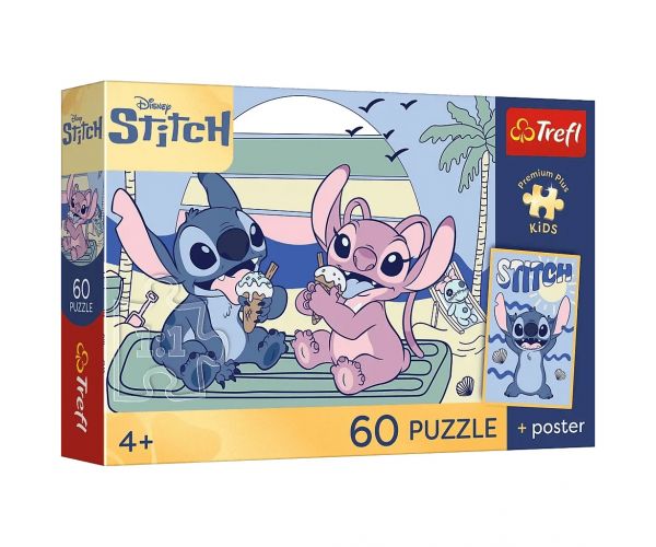 Disney Stitch Fagylaltos móka 60db-os puzzle - Trefl
