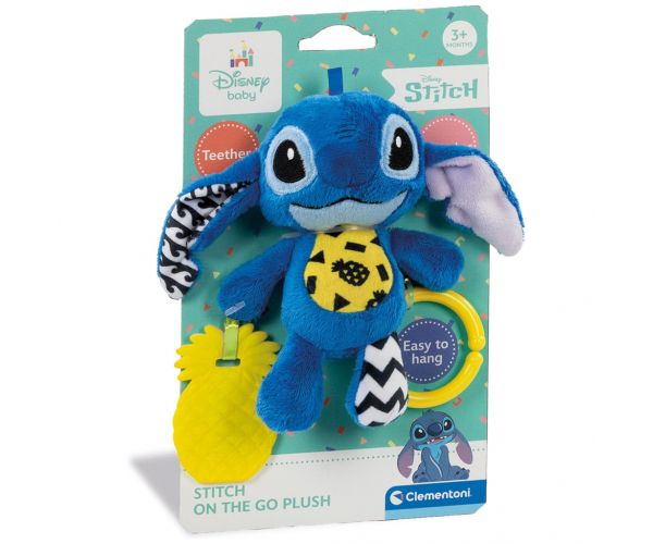Disney Stitch puha csörgő bébijáték - Clementoni