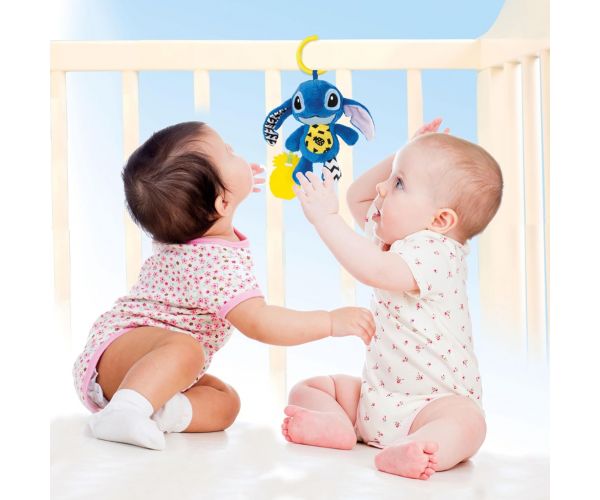 Disney Stitch puha csörgő bébijáték - Clementoni