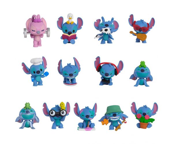 Disney Stitch mini meglepetés figura ananász formájú kapszulában 4. széria 1db