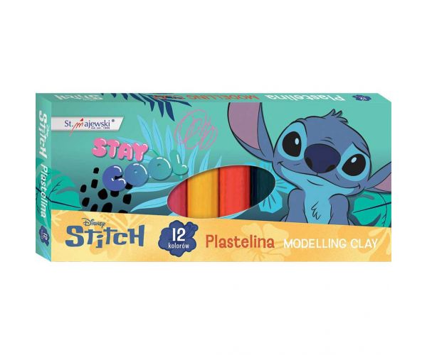 Disney Stitch gyurmaszett 12db-os
