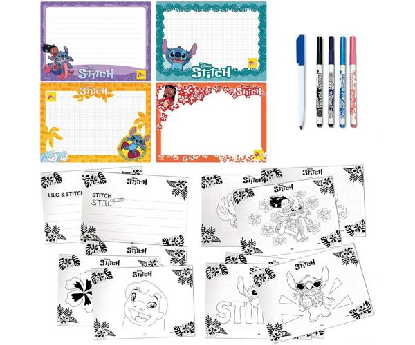Disney Stitch rajziskola szett - Lisciani