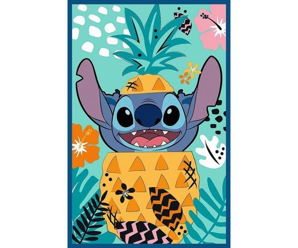 Disney: Stitch világa 3x80db-os puzzle - Trefl