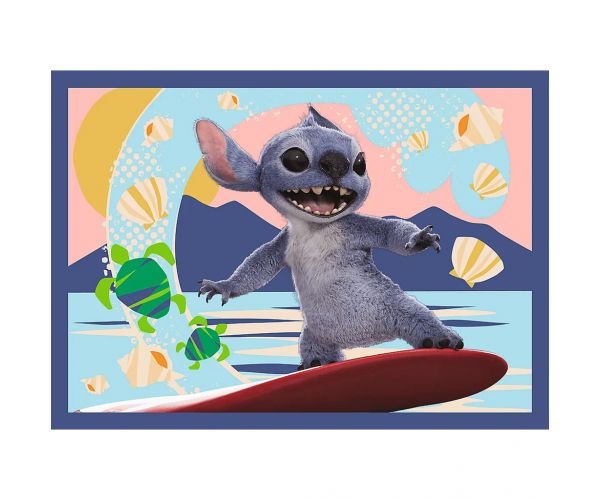 Disney: Stitch nyaralása 4 az 1-ben puzzle - Trefl