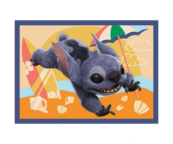 Disney: Stitch nyaralása 4 az 1-ben puzzle - Trefl