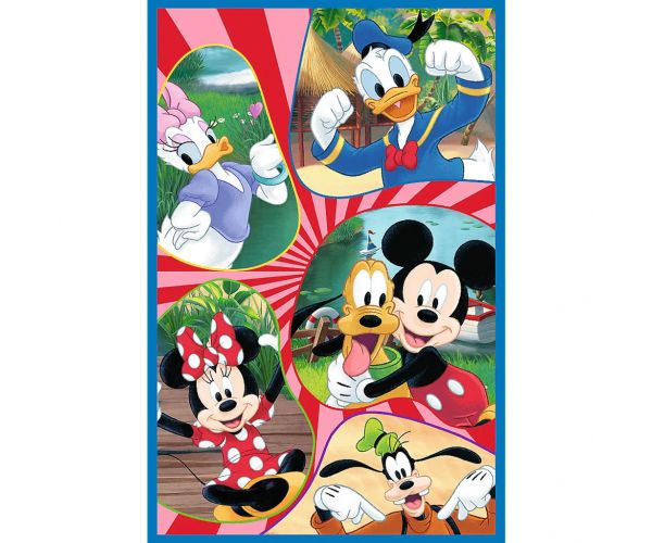 Disney: Mickey egér csapata 3x80db-os puzzle - Trefl