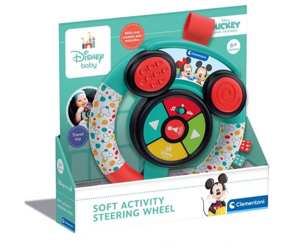 Disney baby: Puha interaktív kormánykerék - Clementoni