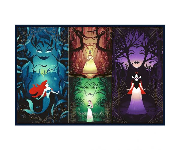 Disney elbűvölő hercegnők 2x200db-os puzzle - Trefl