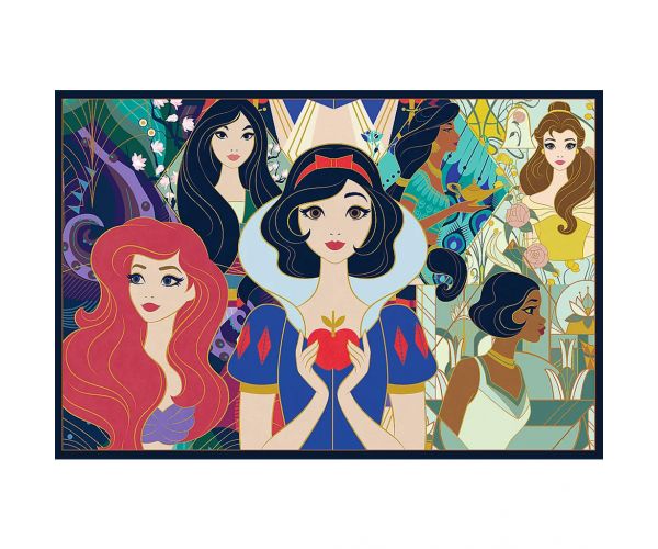 Disney elbűvölő hercegnők 2x200db-os puzzle - Trefl