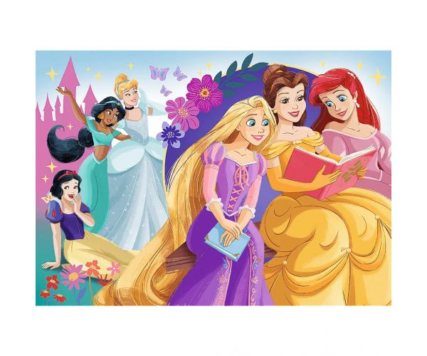 Disney hercegnők 100db-os glitteres puzzle - Trefl