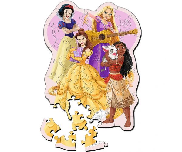 Disney hercegnők 50db-os fa puzzle - Trefl