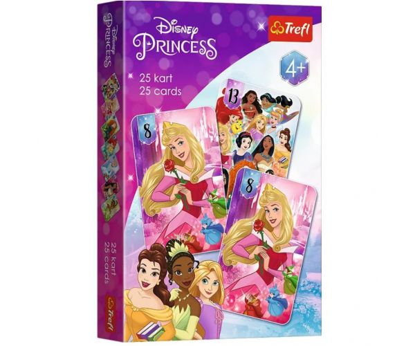 Disney hercegnők Fekete Péter 25 lapos kártyajáték - Trefl