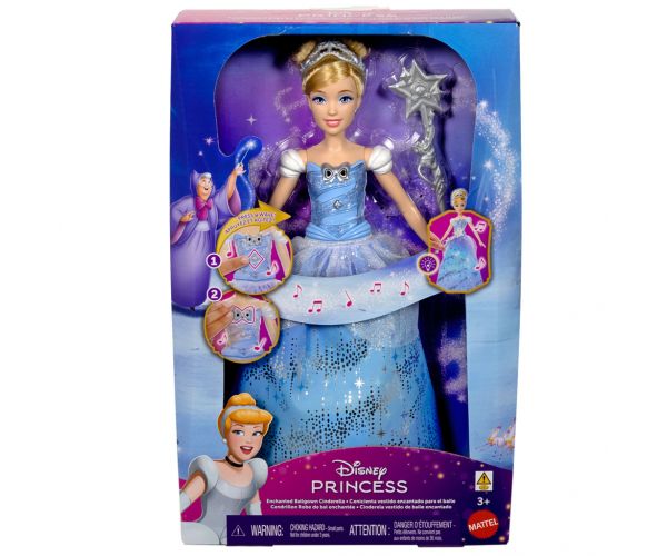 Disney hercegnők: Varázslatos Hamupipőke baba - Mattel