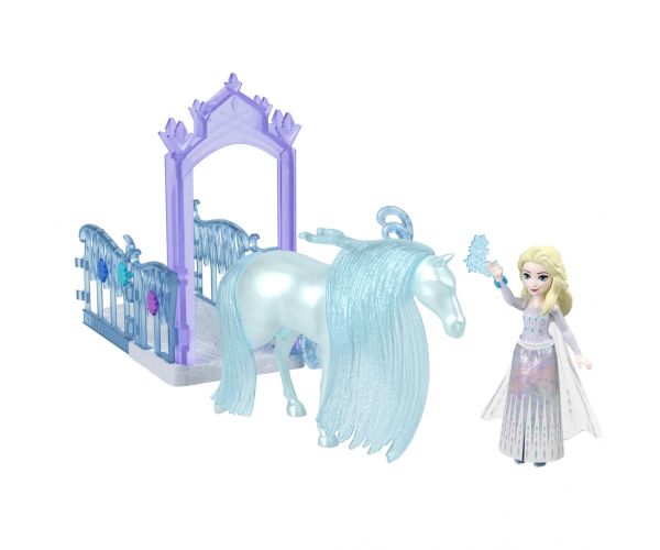 Disney Hercegnők: Jégvarázs 2 mini Elza királyi lovardája - Mattel
