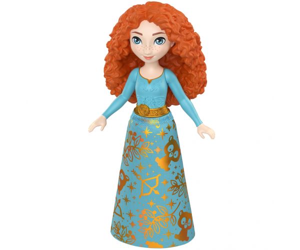 Disney hercegnők: Mini Merida hercegnő baba fények szoknyában - Mattel