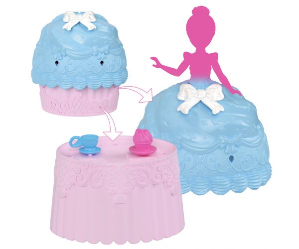 Disney Hercegnők: Mini cupcake meglepetés baba 1db - Mattel