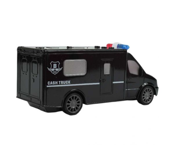RC Távirányítós pénz szállító kisbusz fényeffektekkel 1/30-as méretarány 20cm