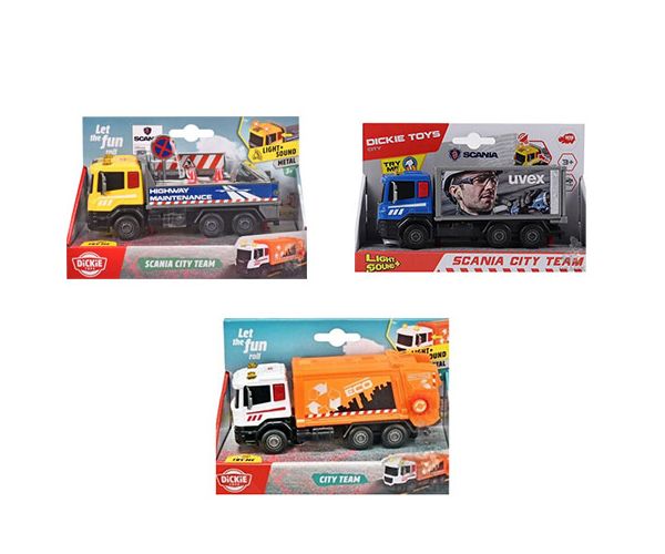 Dickie City Városi teherautó többféle változatban - Dickie Toys