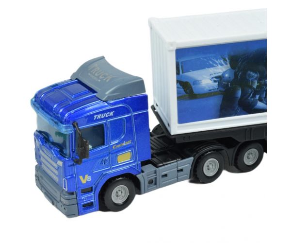 Die-Cast: Óriás rendvédelmi kisautó szett kiegészítőkkel
