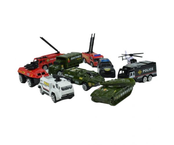 Die-Cast: Rendvédelmi kisautó szett kétféle változatban