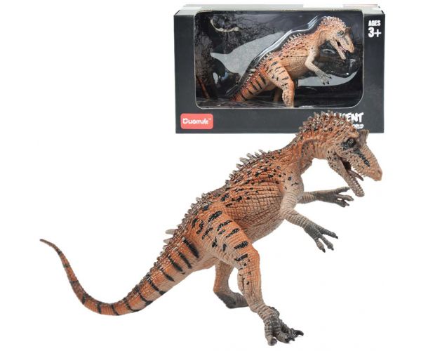 Dino World: Részletgazdagon kidolgozott 16cm-es Cryolophosaurus dinoszaurusz figura díszcsomagolásban