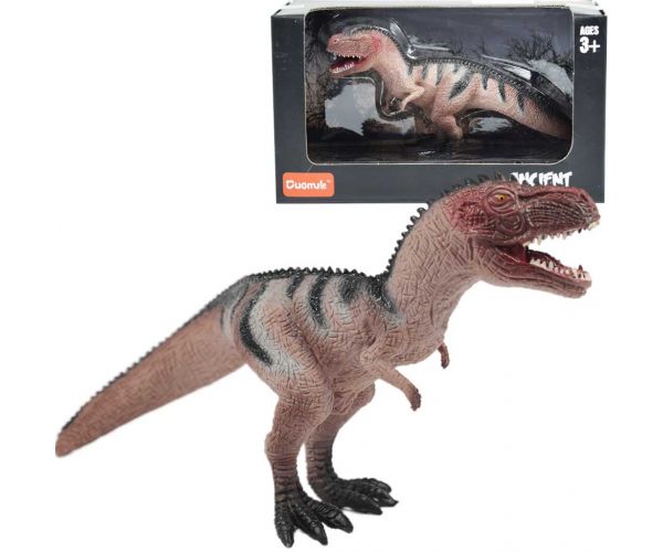 Dino World: Részletgazdagon kidolgozott 16cm-es Giganotosaurus dinoszaurusz figura díszcsomagolásban