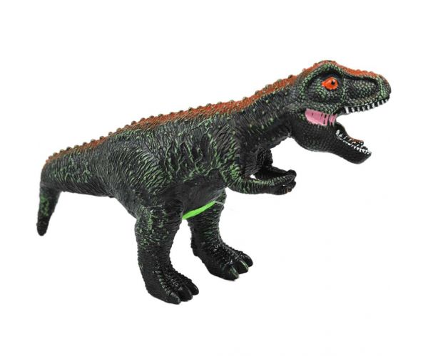 Dino World: Vinyl anyagú hangot adó T-REX dinoszaurusz figura pamut töltéssel 35cm-es méretben