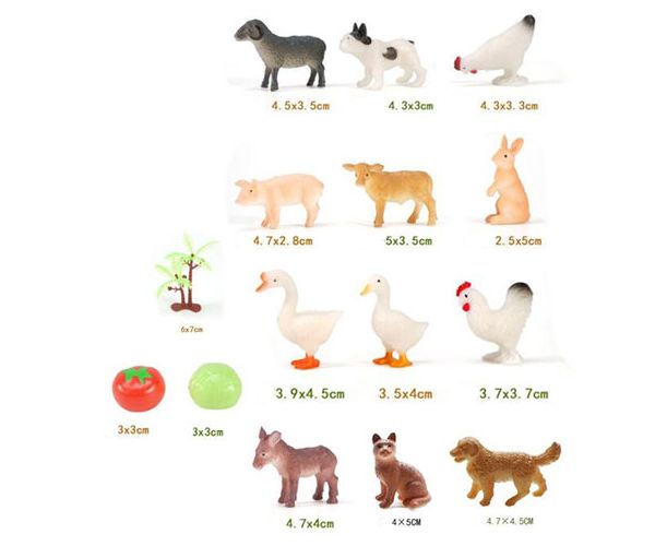 Dino World: Farmállatok figura szett