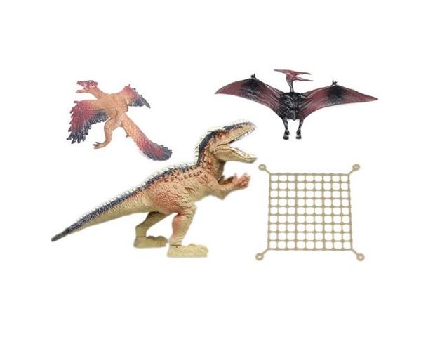 Dinoszauruszos játék szett különböző kiegészítőkkel