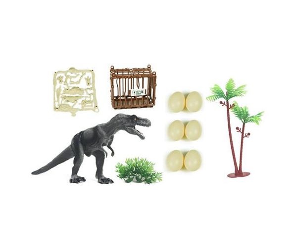 Dinoszauruszos játék szett különböző kiegészítőkkel